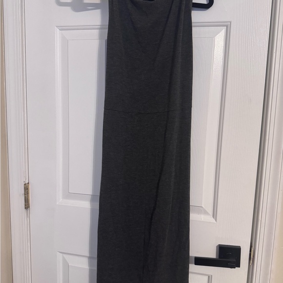 Torrid Gray Sheath Midi Dress Scoop Neck Sleeveless - Picture 2 of 3